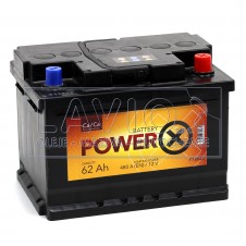 Power X autobaterie Ca/Ca 12V/62Ah; 480A Power X autobaterie Ca/Ca 12V/62Ah; 480A