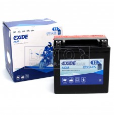 EXIDE motobaterie AGM ETX14-BS 12V/12Ah; 200A