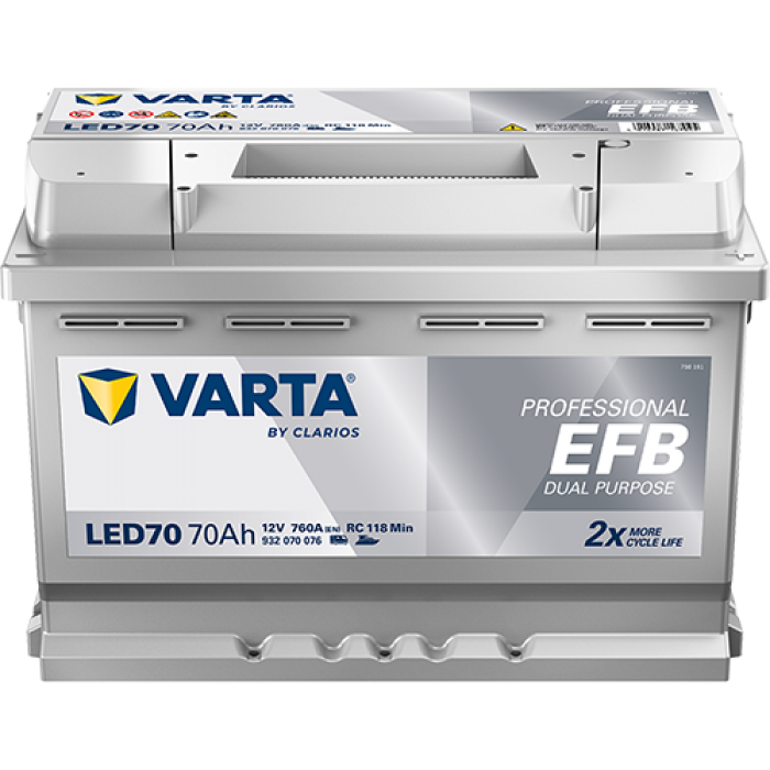 VARTA PROFESSIONAL EFB 70Ah, 760A