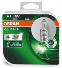 žárovka OSRAM 12V/H1 ULTRA LIFE sada