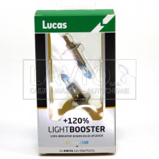žárovka LUCAS 12V/H1 LIGHT BOOSTER +120% sada