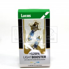 žárovka LUCAS 12V/H7 LIGHT BOOSTER +120% sada