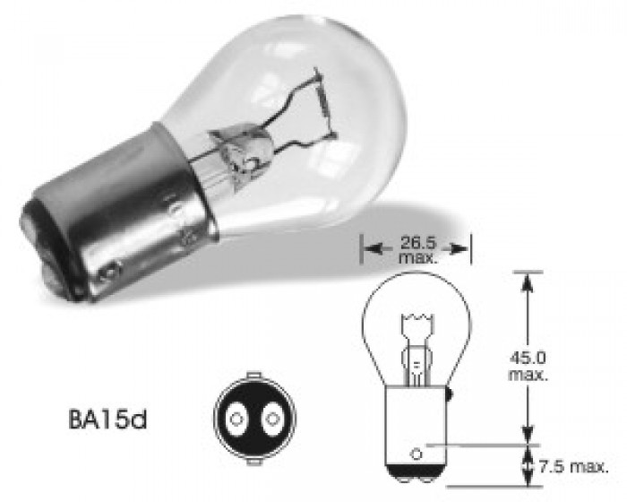 žárovka QLUX 12V/21W