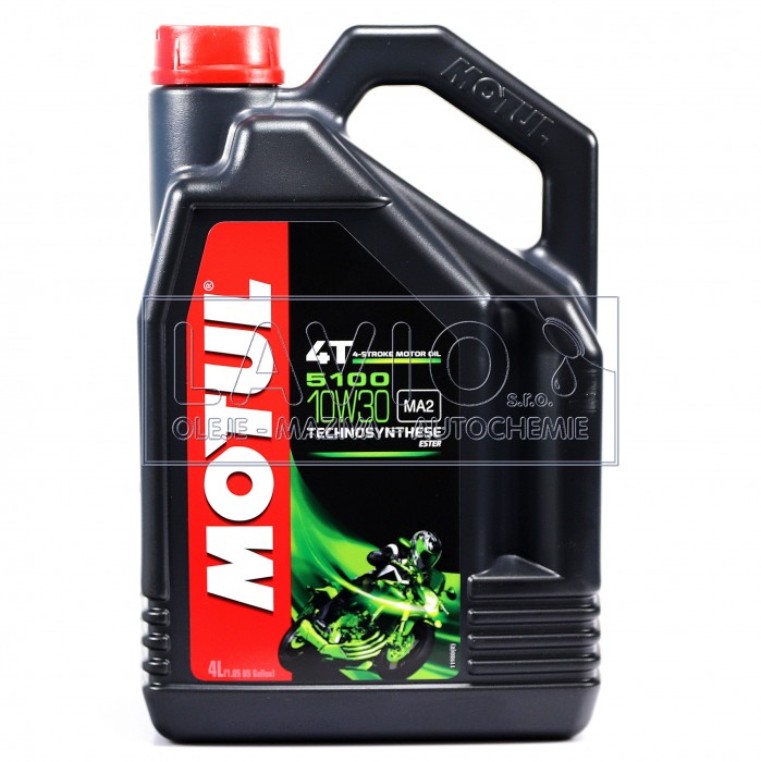 thumbnail image 2 of Motul 5100 10W-30 4T Engine Oil 3 Liters + Original Filter For 2019 Honda CB 650 R 2 of 5