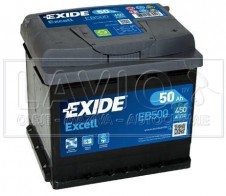 Exide Excell 12V/50Ah; 450A
