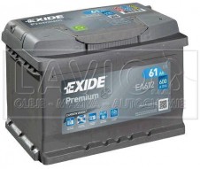 Exide Premium Carbon Boost 12V/61Ah; 600A