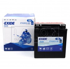 EXIDE motobaterie AGM ETX20CH-BS 12V/18Ah; 230A