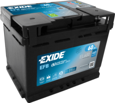 EXIDE baterie START-STOP EFB EL600 12V/60Ah 640A
