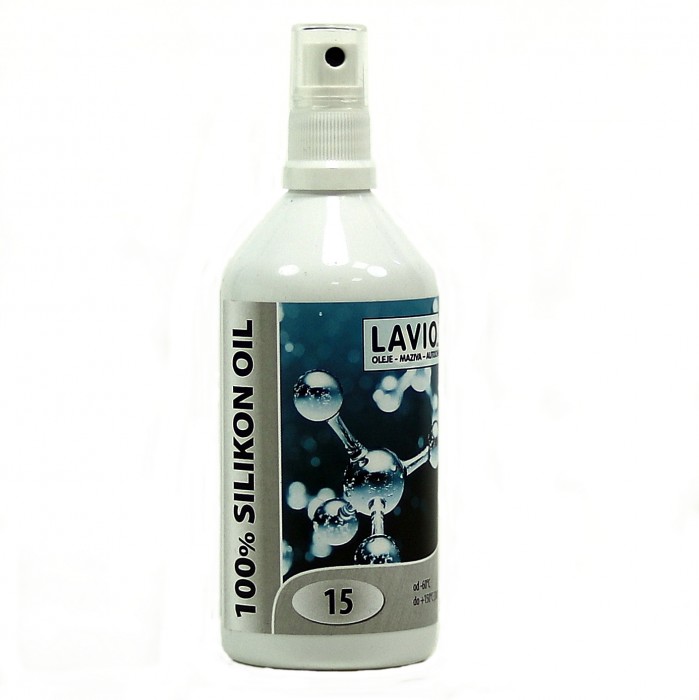 Lavio 100% SILIKON OIL, 100% silikonový olej, (15 mm2/s)