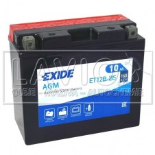 EXIDE motobaterie AGM YT12B-BS 12V/10Ah; 160A