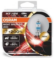 žárovka OSRAM 12V/H7 NIGHT BREAKER 200 +200% sada