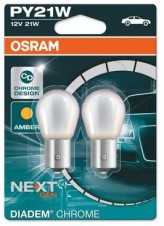 žárovka OSRAM 12V/21W DIADEM CHROME sada