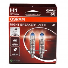 žárovka OSRAM 12V/H1 NIGHT BREAKER LASER +150% sada