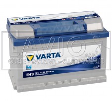 Varta Blue Dynamic 12V/72Ah; 680A Varta Blue Dynamic 12V/72Ah; 680A
