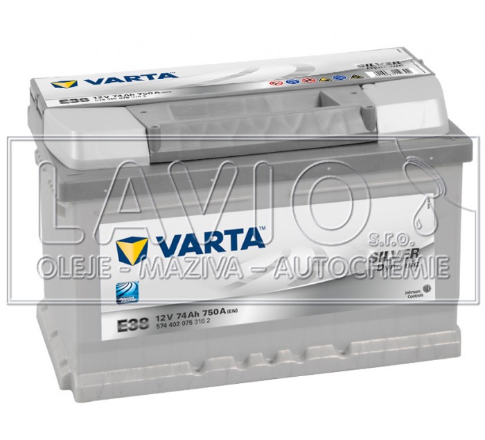 Varta Silver Dynamic 12V/74Ah; 750A